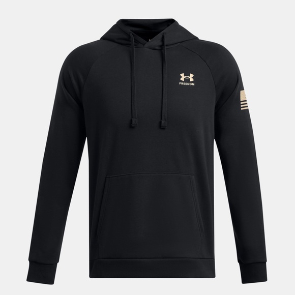 Men's Under Armour Camo Print Freedom Flag Hoodie Size Large & BRAND NEW! - Picture 6 of 6